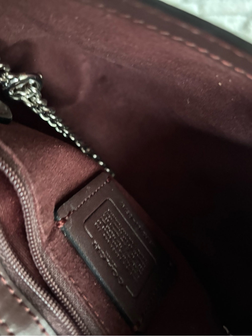 Rare - Limited Edition Coach crossbody handbag *unique* Apple Crystal and Suede! - Picture 10 of 14